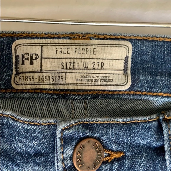 NWT Free People Button-fly Jeans - Picture 7 of 8